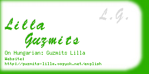 lilla guzmits business card